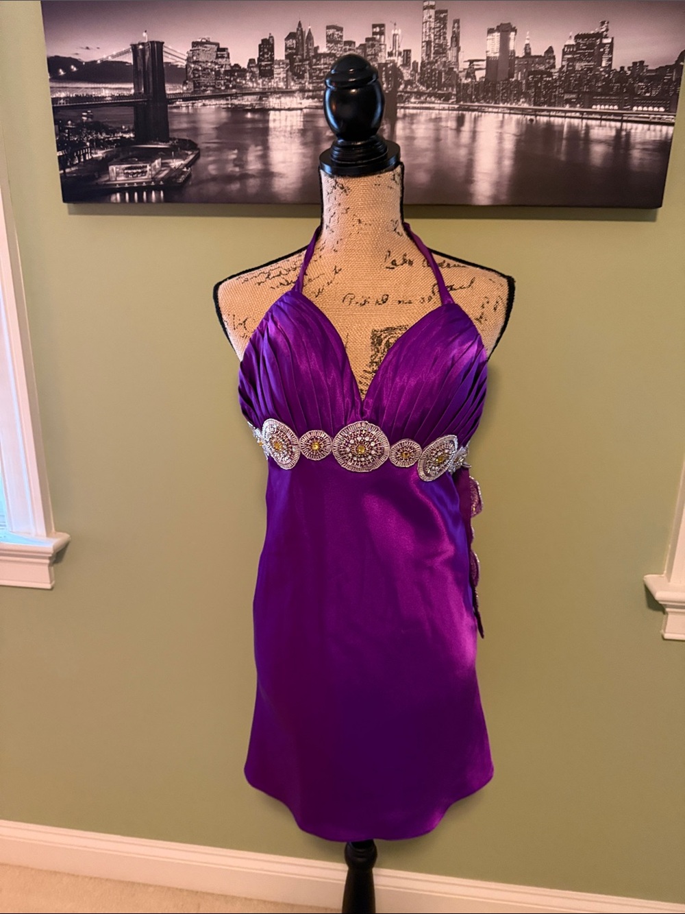 Vintage halter top dress